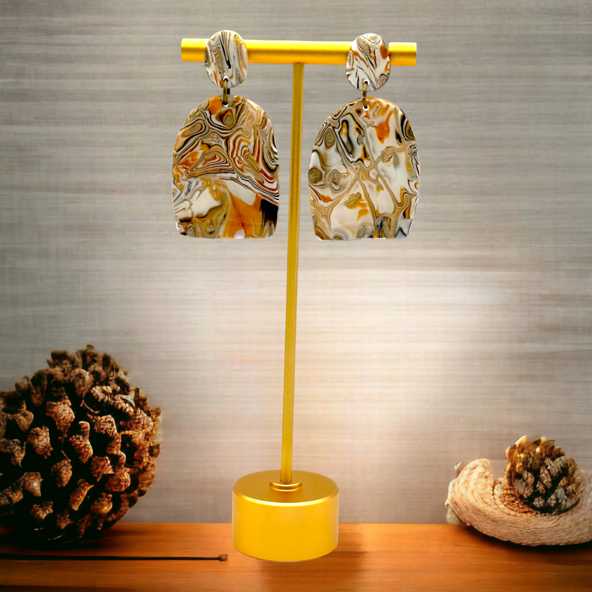 Made With Love Azura Collection Solid Arch Post Earrings