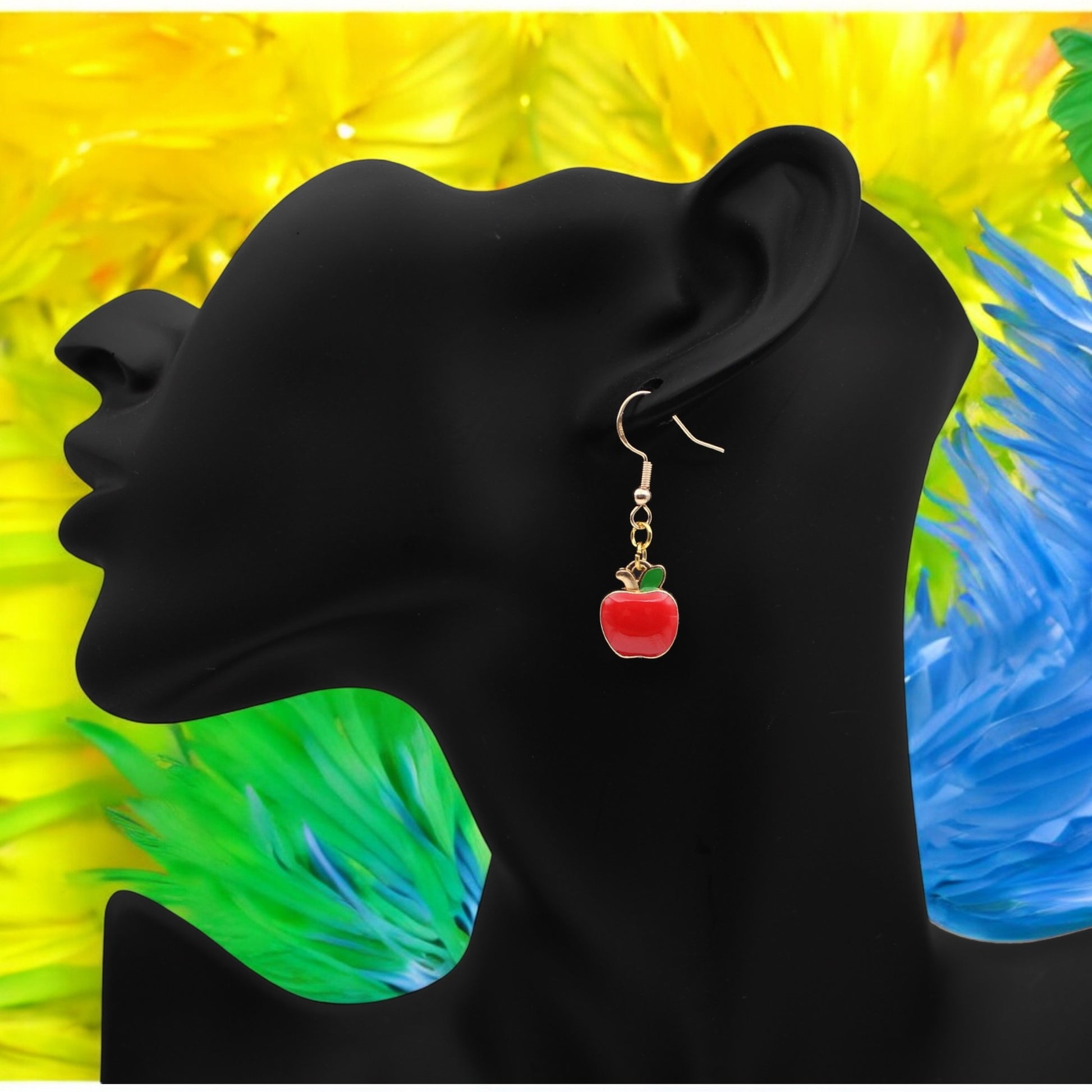 Made With Love Charmed Collection Small Apples Hook Earrings