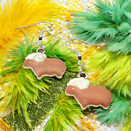 Made With Love Charmed Collection Medium Sheep Hook Earrings
