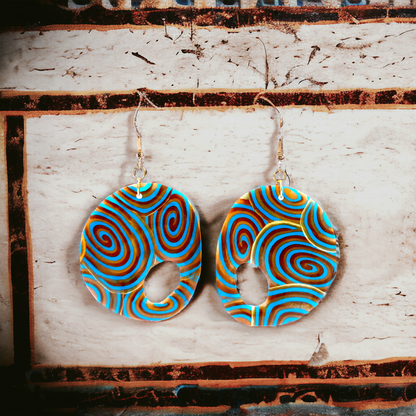 Made With Love Osiris Collection Extra Large Open Pebble Hook Earrings