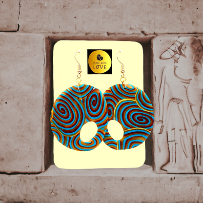 Made With Love Osiris Collection Extra Large Open Pebble Hook Earrings