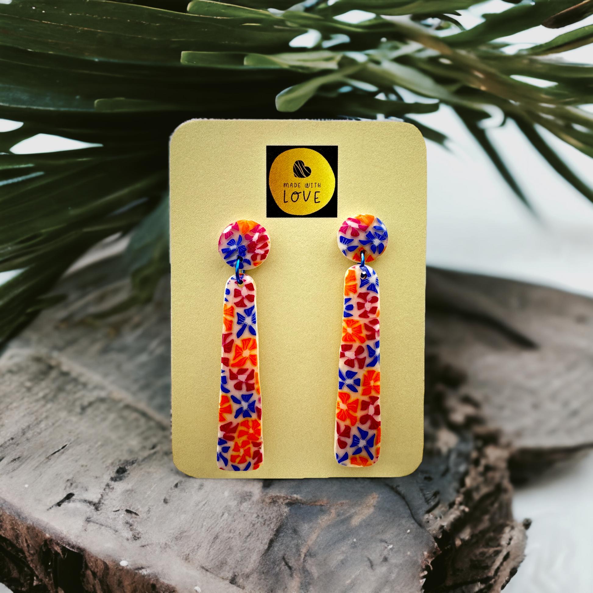 Made With Love Tutti Frutti Collection Large Exclamation Post Earrings