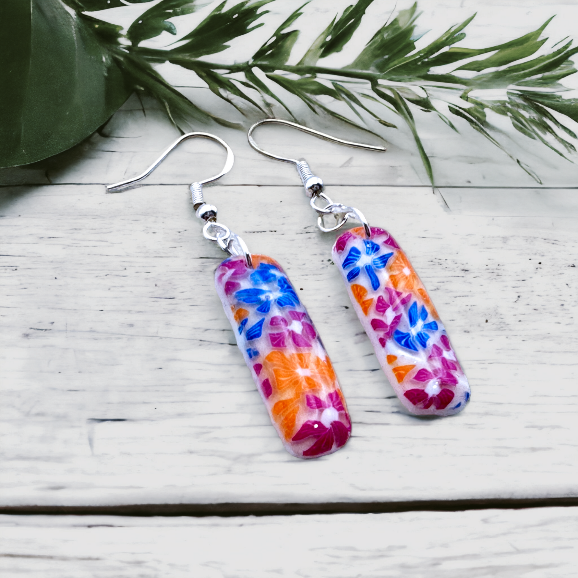Made With Love Tutti Frutti Collection Small Oblong Hook Earrings