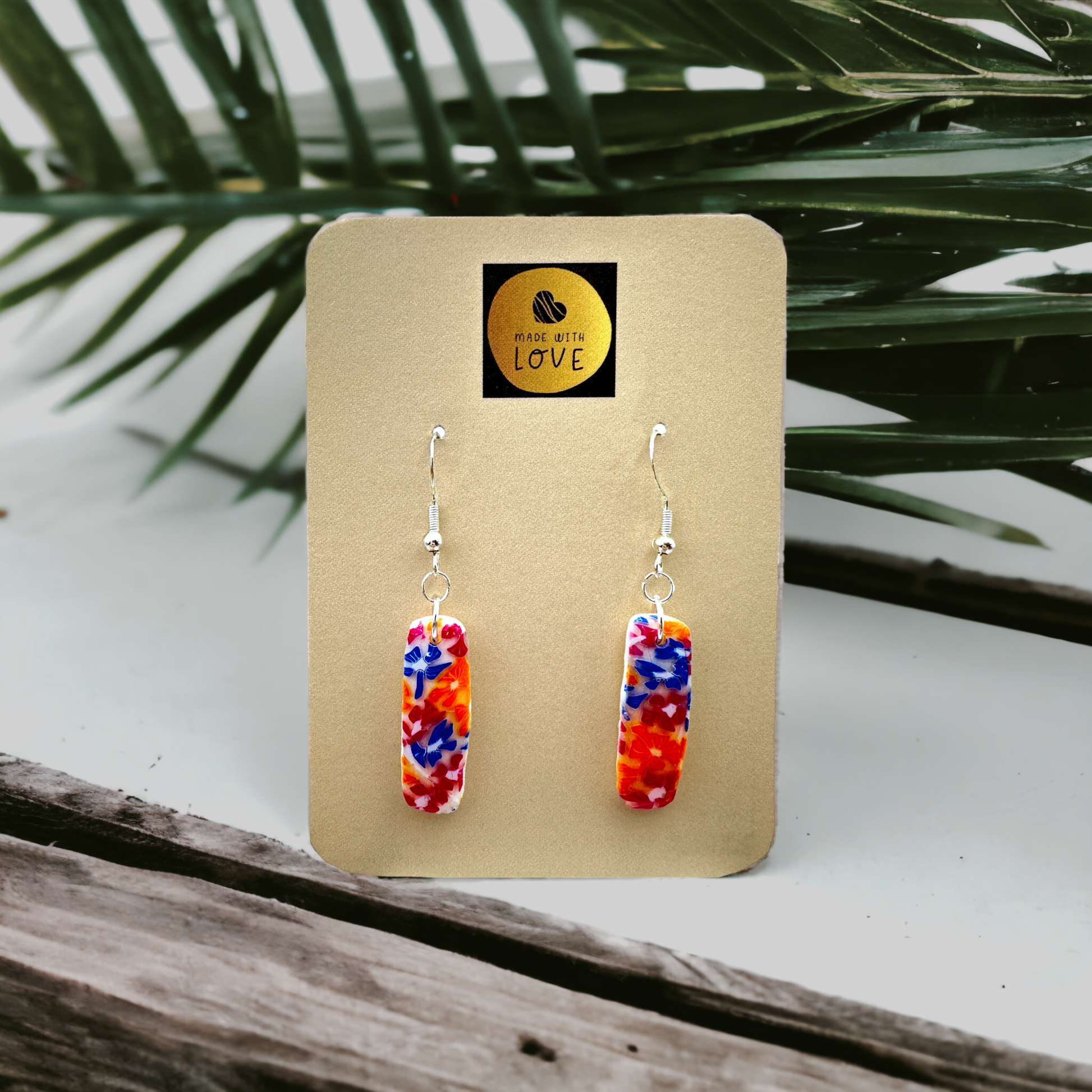 Made With Love Tutti Frutti Collection Small Oblong Hook Earrings