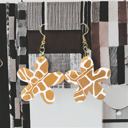 Made With Love Twiga Mkuu Collection Large Daisy Hook Earrings